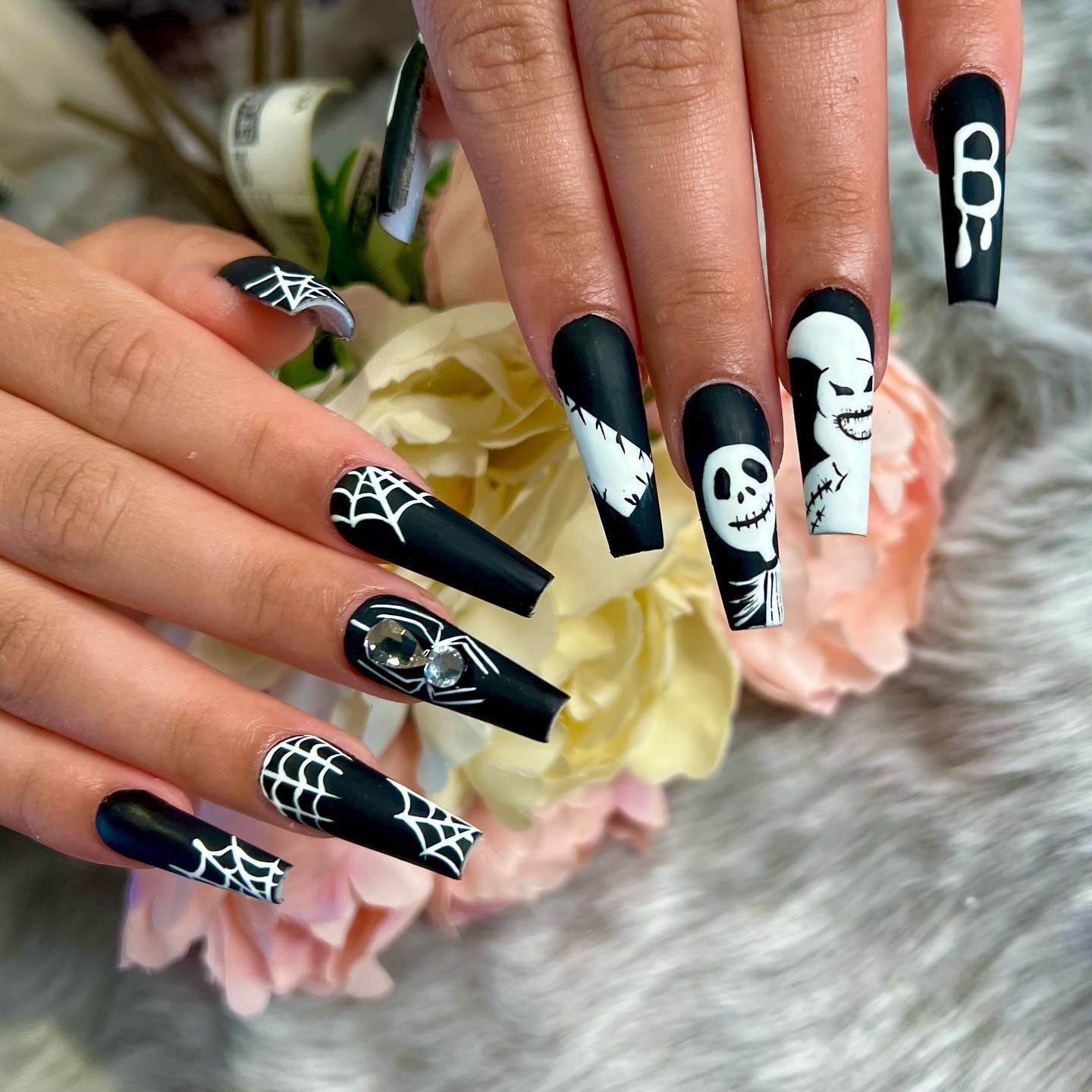 Elegant nail art showcasing premium quality work at Beverly Nail Day Spa